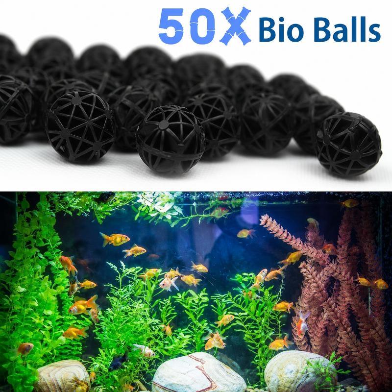Marine Aquarium & Regional Centre Photos - 50 Peças de Bolas de Filtro