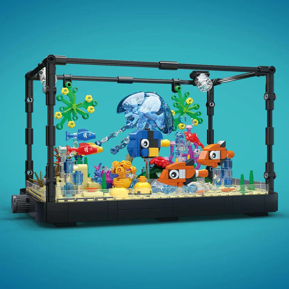 Conjunto de blocos de construç - Marine Aquarium & Regional Centre Photos avaliação e preço