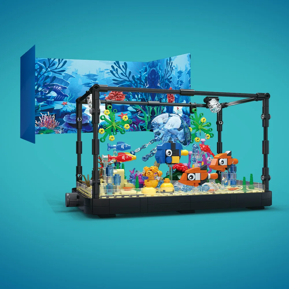 Conjunto de blocos de construç - Marine Aquarium & Regional Centre Photos avaliação e preço